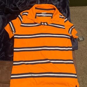 Boys collar knit t-shirt